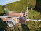 Aanhangwagen met enkel As met alleminium velgen, Auto diversen, Aanhangers en Bagagewagens, Ophalen, Gebruikt