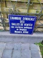 Plaque émaillée ancienne – Salles de Ventes (1961), Antiquités & Art, Enlèvement