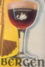 Grimbergen Bier, Ophalen of Verzenden, Gebruikt, Reclamebord, Plaat of Schild, Overige merken