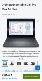 Dell Pro Max 16 Plus Neuf – 3 600 € –  QWERTY – Faire Offre, Neuf, 16 pouces, Enlèvement, Dell