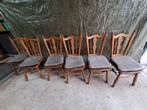 Six chaises en chêne à donner, Brun, Enlèvement, Cinq, Six Chaises ou plus, Utilisé