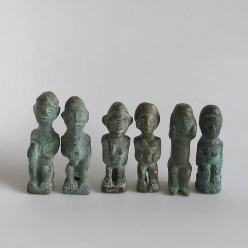 Kongo Bronzen Afrikaanse Nkisis , DRC 1950-60, Antiek en Kunst, Kunst | Niet-Westerse kunst, Ophalen of Verzenden