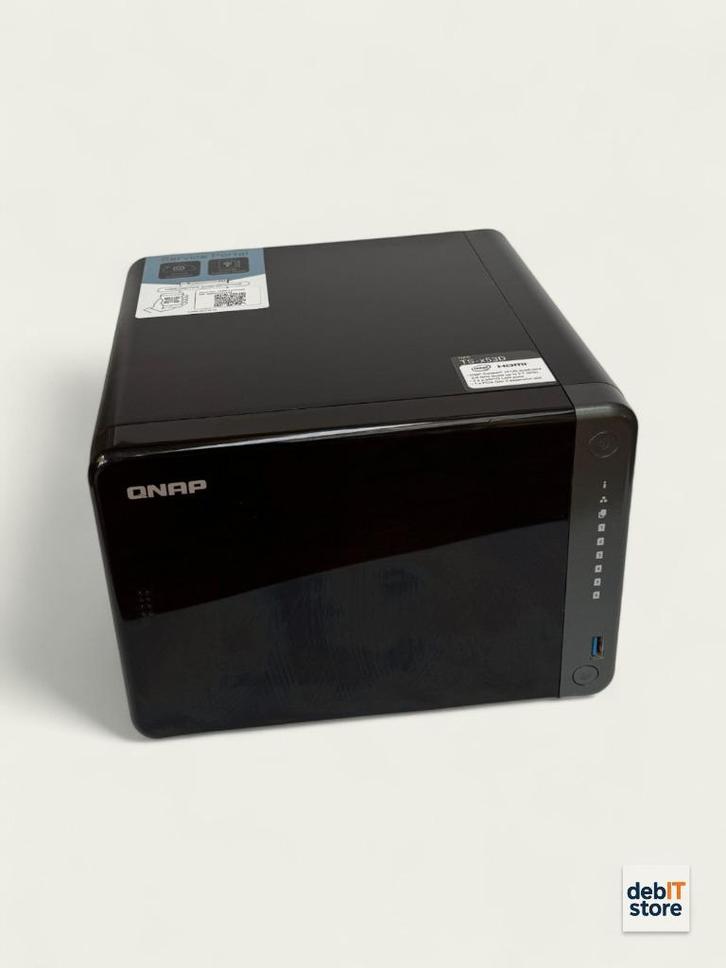 Qnap TS-653D NAS (8gb ram upgrade), Computers en Software, Harde schijven, Zo goed als nieuw, Desktop, SATA, Ophalen of Verzenden