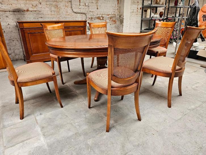 Eetkamer, Huis en Inrichting, Complete eetkamers, Gebruikt, 4 tot 6 stoelen, Ophalen