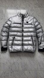 CODE ZERO ski down jacket afneembare capuchon zilver M, Ophalen of Verzenden, Zo goed als nieuw, Maat 48/50 (M), Overige kleuren