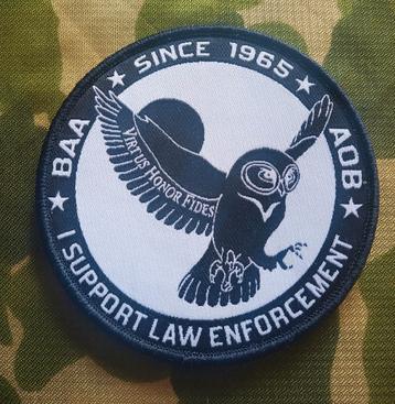 Badge van de federale politie BAA-AOB beschikbaar voor biedingen