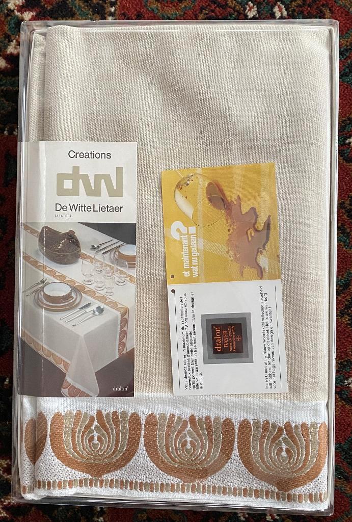 Tafelkleed De Witte Lietaer, Huis en Inrichting, Tafelkleden, Nieuw, Rechthoek, Binnen, Ophalen of Verzenden
