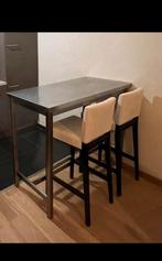 Table haute + 4 chaises, Maison & Meubles, Enlèvement, Utilisé