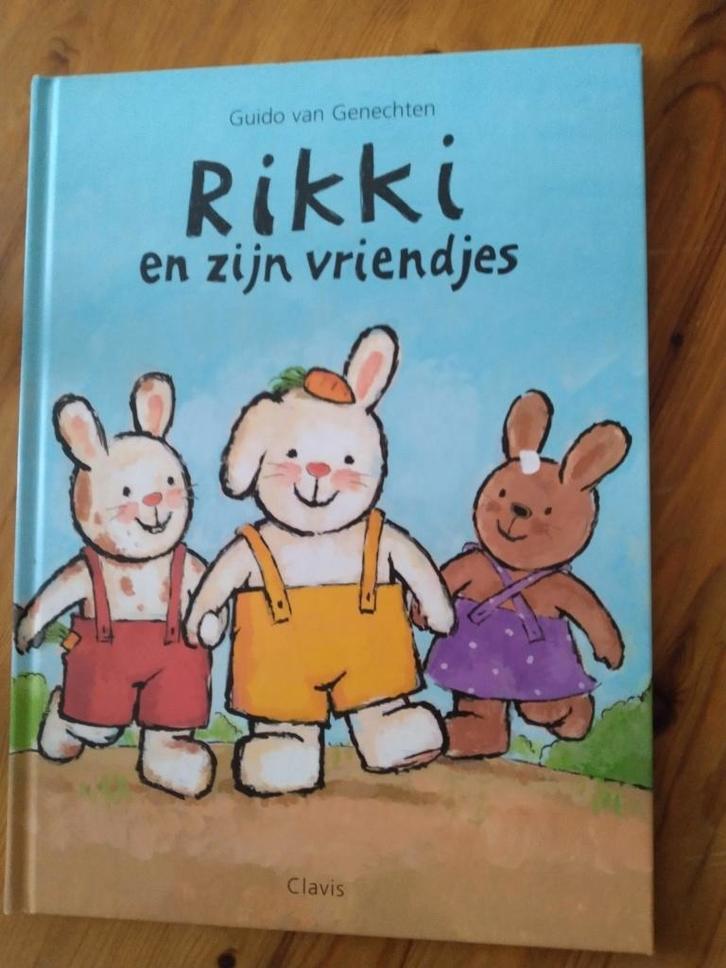 Rikki en zijn vrienden - Guido Van Genechten, Boeken, Kinderboeken | Kleuters, Zo goed als nieuw, Fictie algemeen, 4 jaar, Jongen of Meisje