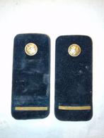 Belgisch Congo justitie schouderstukken, Verzamelen, Ophalen of Verzenden, Landmacht, Embleem of Badge