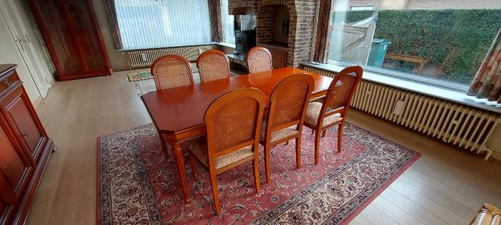 Salle à manger Kerselaar, Maison & Meubles, Salles à manger complètes, Utilisé, 4 à 6 chaises, Enlèvement