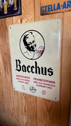 Reclamebord Bacchus, Ophalen of Verzenden, Zo goed als nieuw, Reclamebord, Plaat of Schild