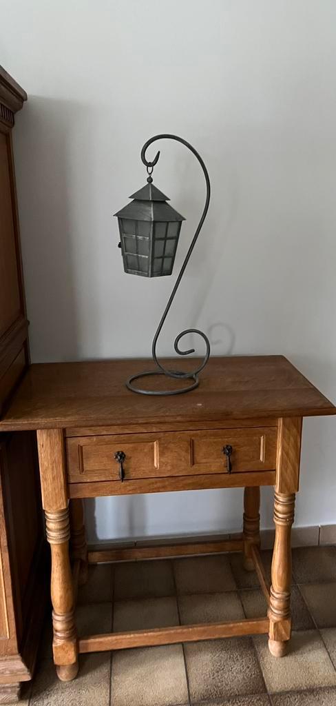 Volhouten bijzettafel, Huis en Inrichting, Tafels | Sidetables, Ophalen