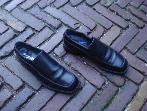 Gratis verzenden luxe zwarte Floris van Bommel herenschoen42, Kleding | Heren, Schoenen, Zo goed als nieuw, Espadrilles of Moccasins