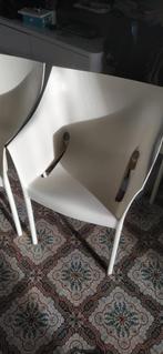 8 Kartell Dr. No Starck-fauteuils, Huis en Inrichting, Vijf, Zes of meer stoelen, Kunststof, Gebruikt, Wit