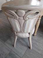 Ronde tafel met 4 stoelen., Huis en Inrichting, Ophalen, Gebruikt, Vier personen