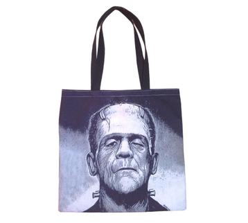 Sac tote bag Créature de Frankenstein porté épaule 40 x 40cm beschikbaar voor biedingen