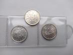 Lot 3x 1 frank zilver Frankrijk 1917 1918 1919 kwaliteit, Postzegels en Munten, Ophalen of Verzenden, Frankrijk, Losse munt, Zilver