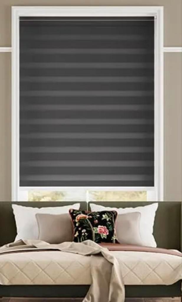 Duo rolgordijn B 140xbH240 (antraciet), Huis en Inrichting, Woonaccessoires | Prullenbakken, Ophalen