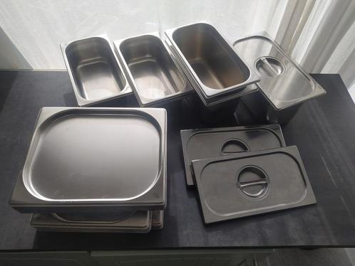 RVS Plateas inox Horeca, Zakelijke goederen, Horeca | Meubilair en Inrichting, Hotelinrichting, Gebruikt, Ophalen of Verzenden