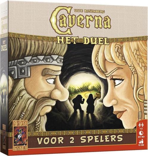 Caverna Het duel - 999 Games, Hobby en Vrije tijd, Gezelschapsspellen | Bordspellen, Nieuw, Een of twee spelers, Ophalen of Verzenden