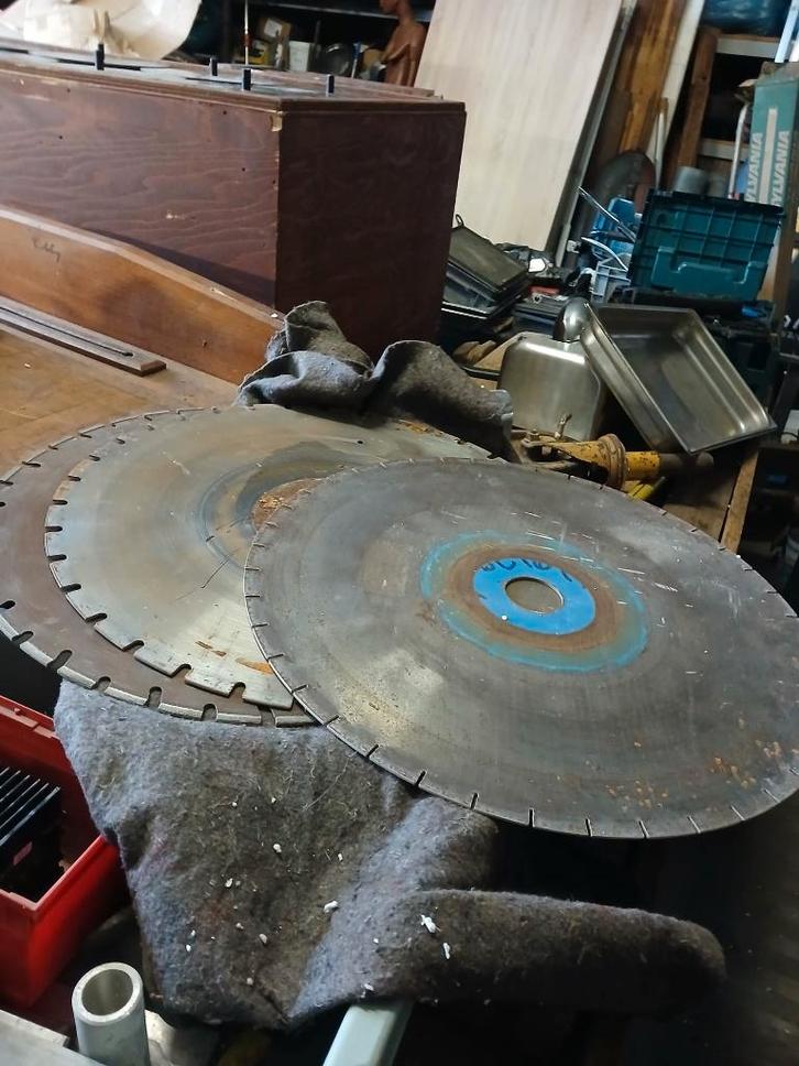 Diverse diamantzaagbladen, Doe-het-zelf en Bouw, Gereedschap | Slijpmachines, Zo goed als nieuw, Ophalen