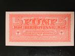 5 Reichspfenning Duitsland unike UNC, Postzegels en Munten, Ophalen of Verzenden, Duitsland, Los biljet