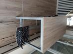 Hoge eettafel met 3 barkrukken, Ophalen, Overige materialen, 50 tot 100 cm, Zo goed als nieuw