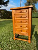 Commode chene 5 tiroirs 75x45x33, Huis en Inrichting, Kasten | Ladekasten, Ophalen, Minder dan 50 cm, 5 laden of meer, Eikenhout