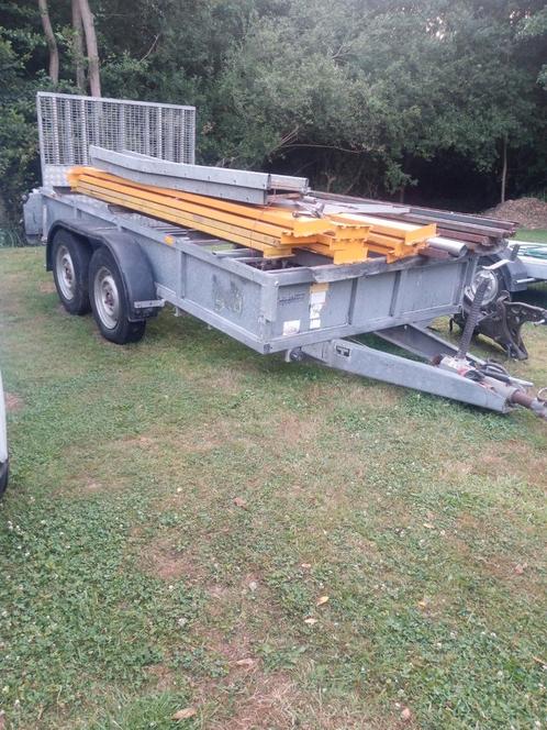 aanhangwagen ifor williams machine transporter ifor williams, Auto diversen, Aanhangers en Bagagewagens, Ophalen of Verzenden