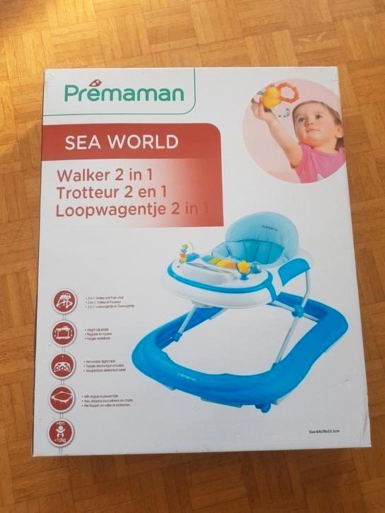 Premaman - Trotteur - Sea World (Monde de la mer) - Neuf !, Kinderen en Baby's, Overige Kinderen en Baby's, Nieuw, Ophalen of Verzenden