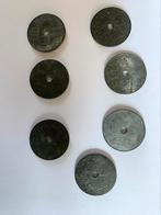 7 munten van 25 cent - België - jaren 40, Ophalen of Verzenden