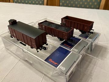 3 stuks NMBS wagons Roco ref 67231 66287 67354 beschikbaar voor biedingen