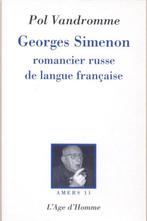 Pol Vandromme = Simenon ~romancier russe de langue française, Comme neuf, Enlèvement ou Envoi