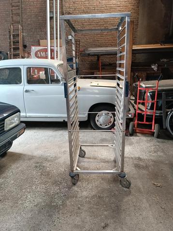 Chariot de service en inox, Enlèvement ou Envoi, Comme neuf