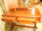 antiek bureau met schuifjes in eik, Ophalen