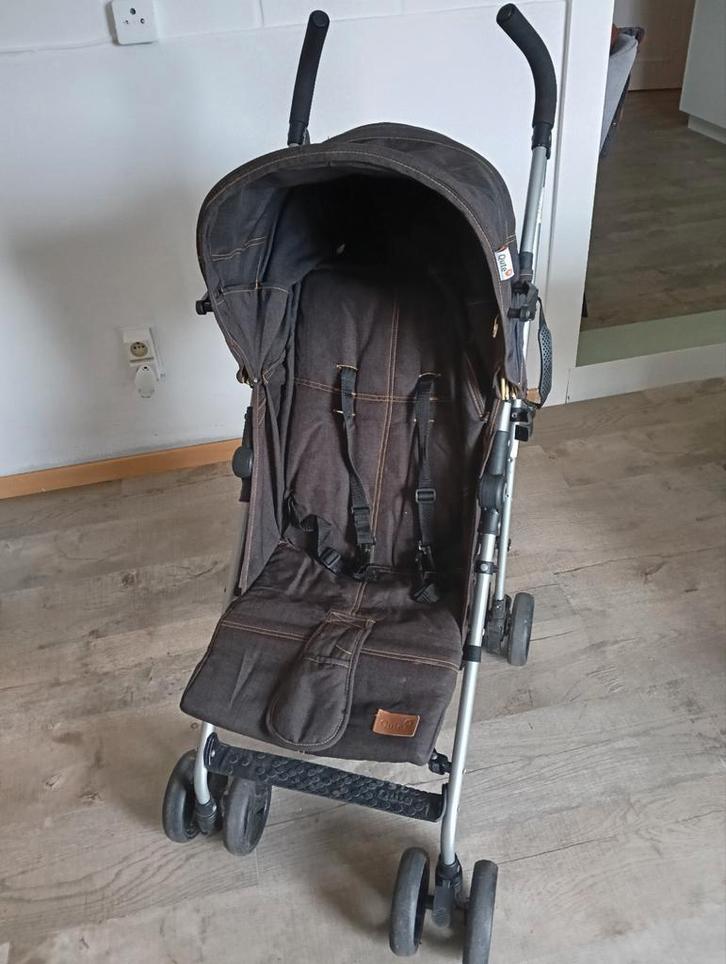 Qute plooibare buggy, Kinderen en Baby's, Buggy's, Gebruikt, Overige merken, Verstelbare rugleuning, Zonnekap, Ophalen