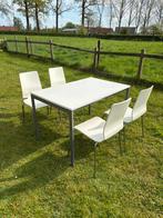 Keukentafel met 4 stoelen, Huis en Inrichting, Tafels | Eettafels, Ophalen, Gebruikt