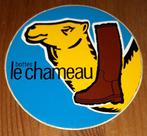 Vintage sticker bottes le chameau laarzen autocollant retro, Comme neuf, Enlèvement ou Envoi, Marque