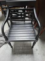 2 zwarte stoelen, Huis en Inrichting, Stoelen, Ophalen of Verzenden