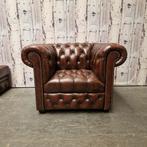 Brighton 1-zits Classic Chesterfield Fauteuil – Antiek Bruin, Ophalen
