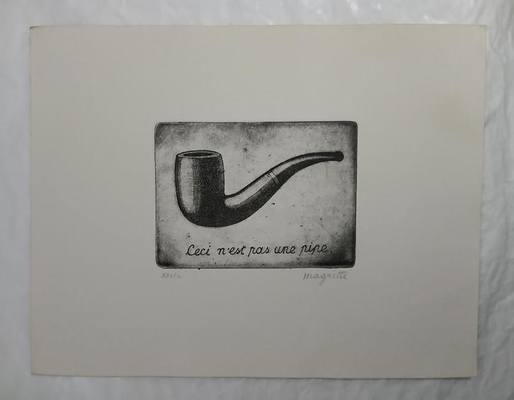Magritte, Antiek en Kunst, Kunst | Litho's en Zeefdrukken, Verzenden