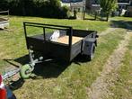 Zeer solide eenassige aanhangwagen 140 cm bij 220 cm, Ophalen, Gebruikt