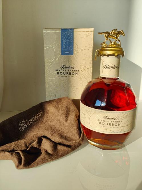 Blanton's "La Maison Du Whisky Editie 2021, Barrel no 328", Verzamelen, Wijnen, Nieuw, Overige typen, Noord-Amerika, Vol, Ophalen of Verzenden