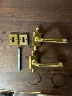 Oude deurklink messing, Doe-het-zelf en Bouw, Ophalen, Gebruikt