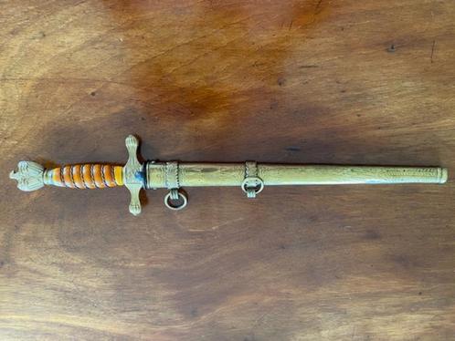 Mooie Kriegsmarine officierendolk WW2 Alcoso, Verzamelen, Militaria | Tweede Wereldoorlog, Marine, Mes of Dolk, Ophalen