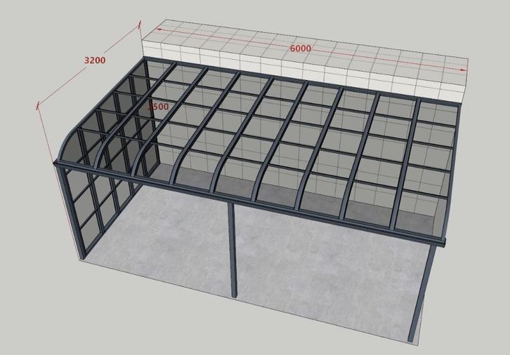 Pergola neuve, Jardin & Terrasse, Verrières, Neuf, Véranda, Enlèvement
