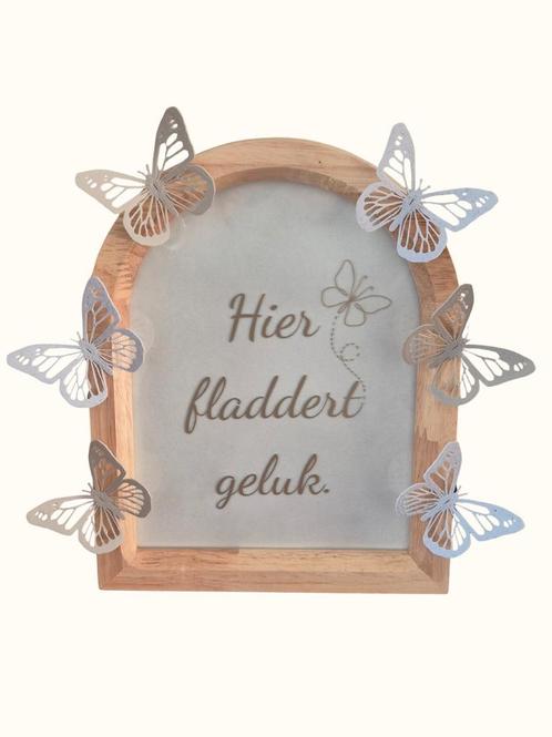 decoratief houten bord, Huis en Inrichting, Woonaccessoires | Tekstborden en Spreuken, Nieuw, Ophalen of Verzenden