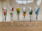 6 champagneglazen ‘Traumwelten’ Paul Nagel, Antiek en Kunst, Ophalen