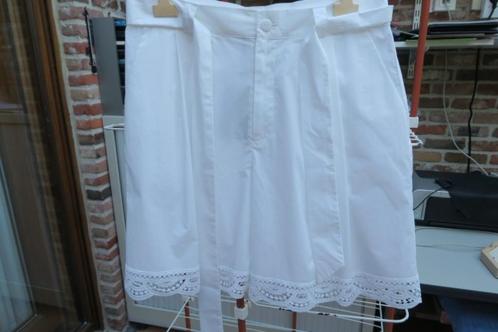 Broekrokje nieuw wit onderaan kant lint Twinset mt 42 (it46), Vêtements | Femmes, Jupes, Neuf, Taille 42/44 (L), Blanc, Au-dessus du genou